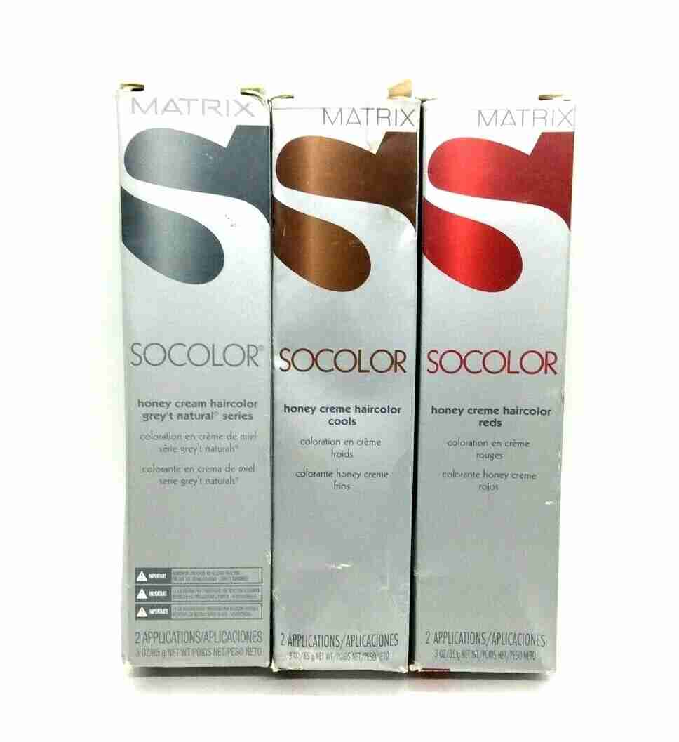 SoColor by Matrix 3 oz / 85 g honey cream haircolor Select Color Shade