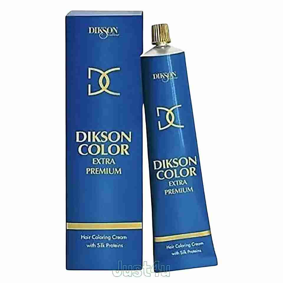 Dikson Color Extra Premium Hair Coloring Cream With Silk Proteins, 4oz. (MSC)