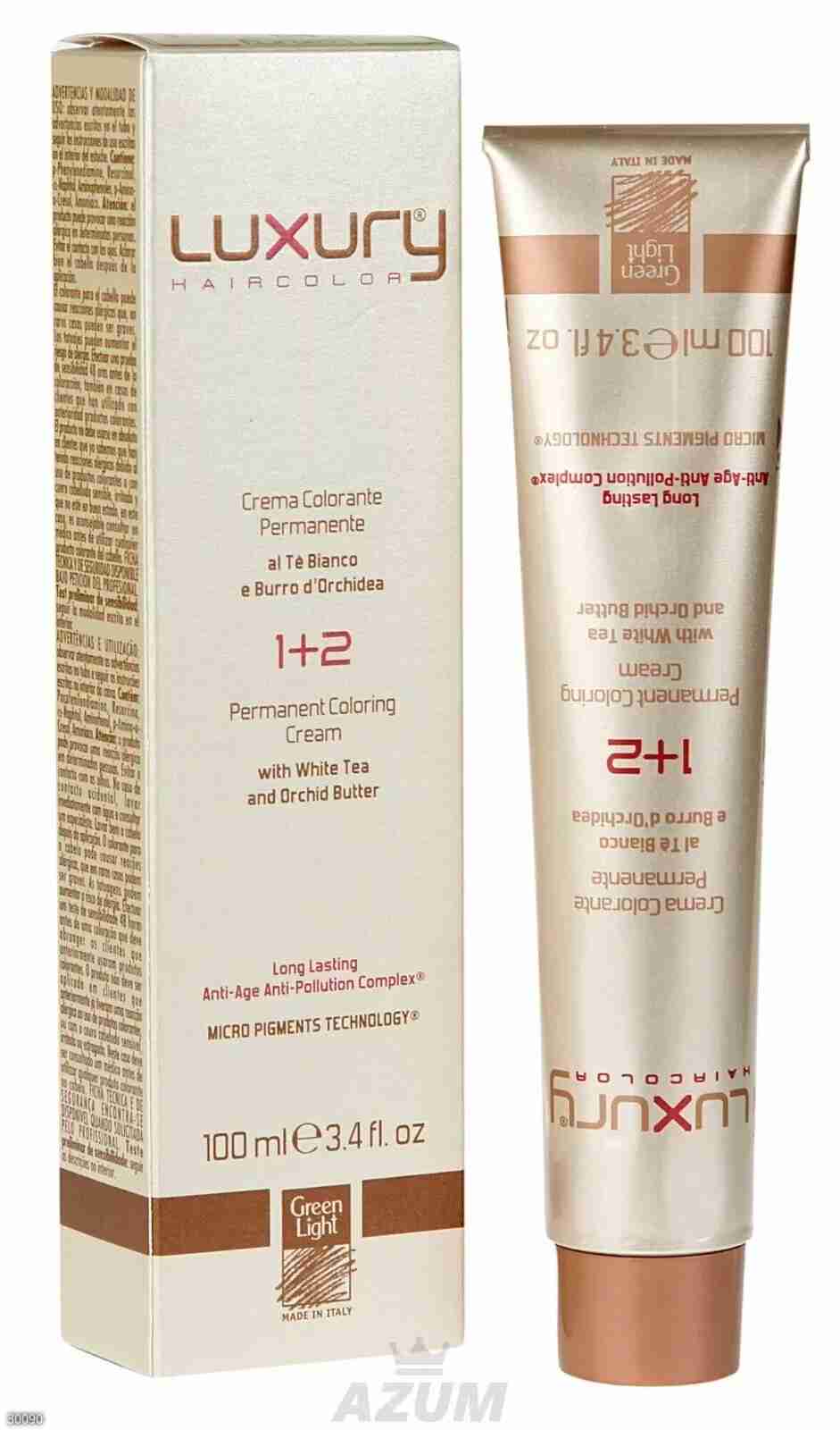 Green Light Luxury Haircolor Permanent Cream Hair Color Coloration (ORIGINAL)