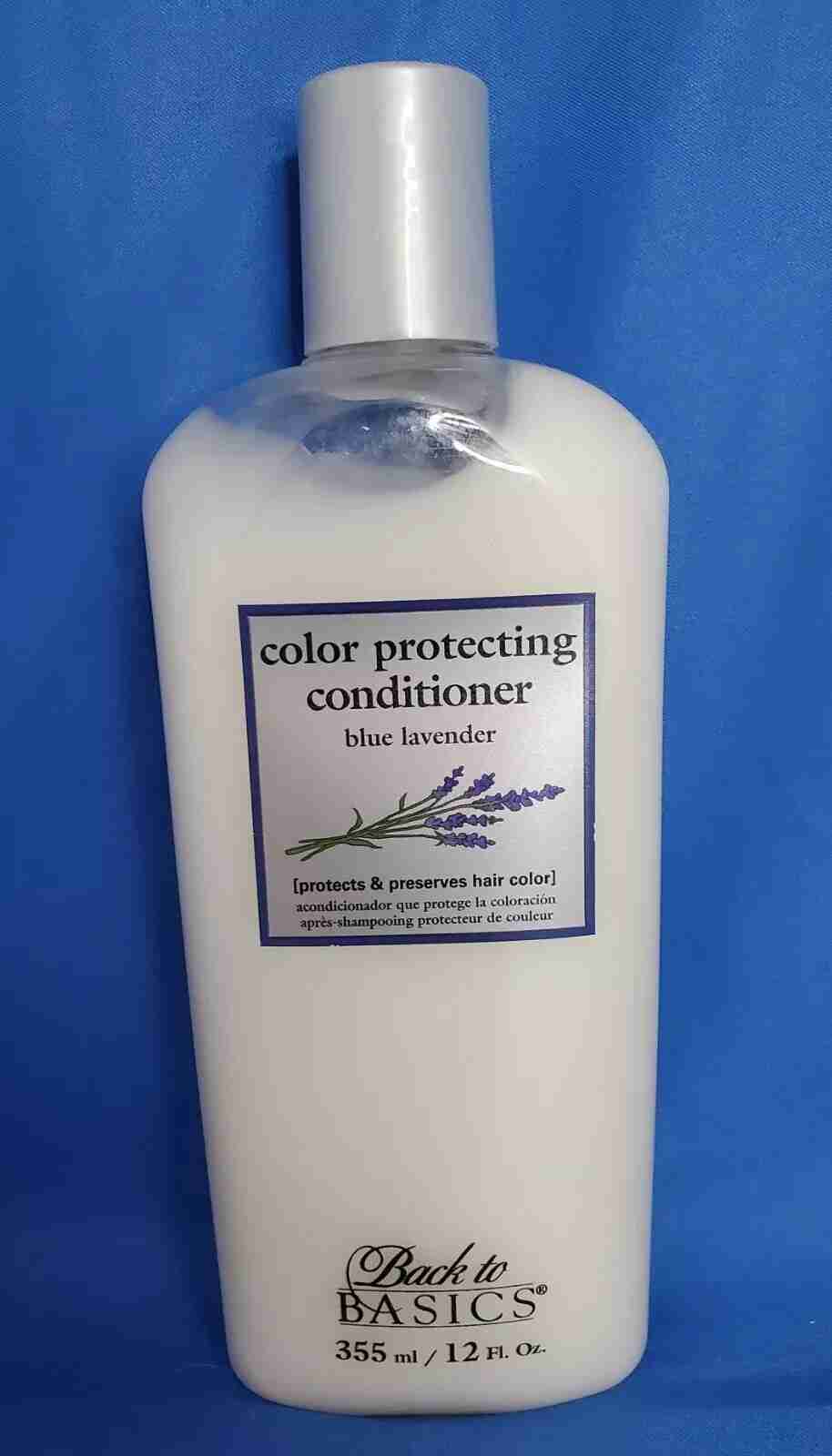 BACK TO BASICS BLUE LAVENDER COLOR PROTECTING CONDITIONER 12oz(HARD TO FIND)