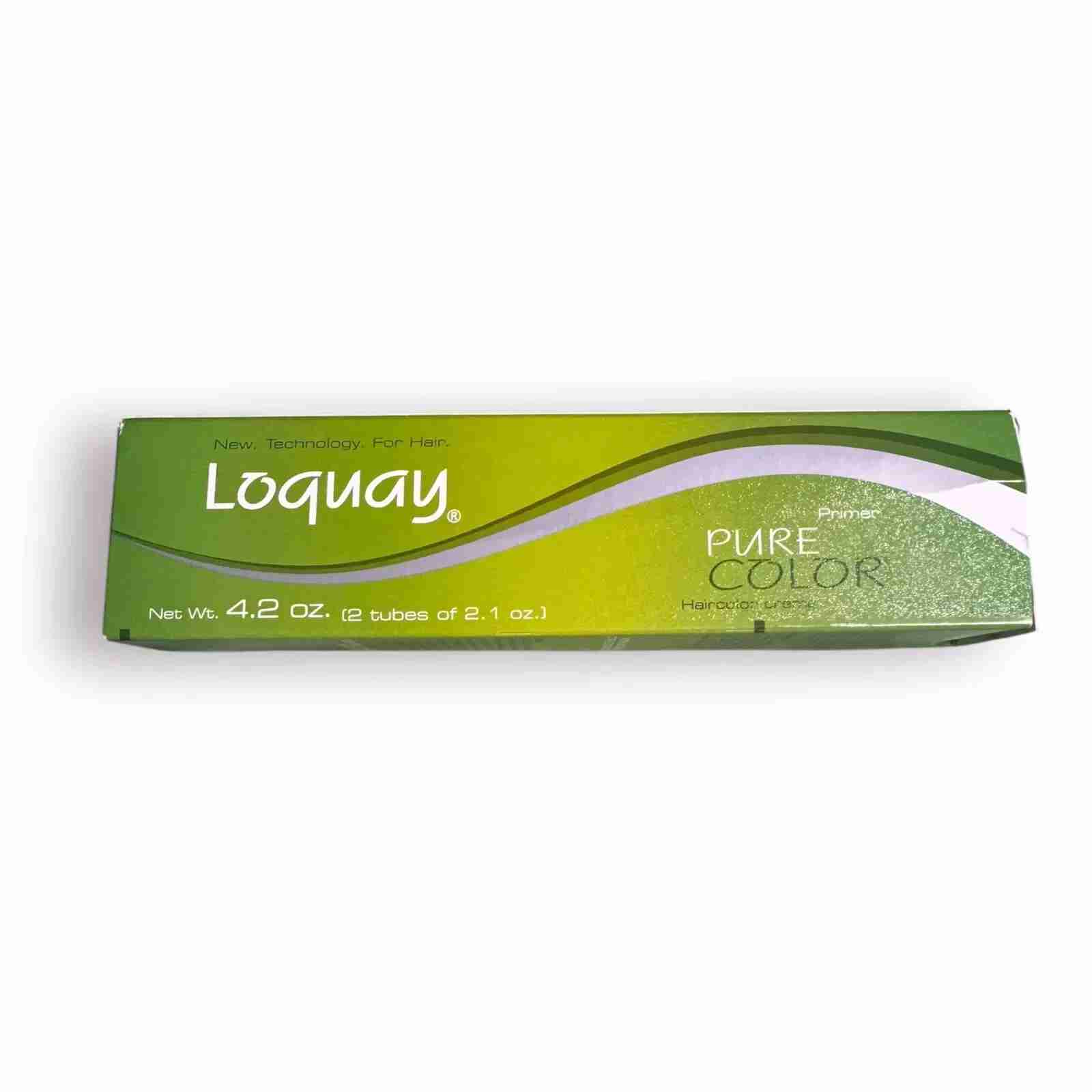 Loquay Primer Pure Color Hair Color Creme 4.2oz *Choose your color* (MSC)