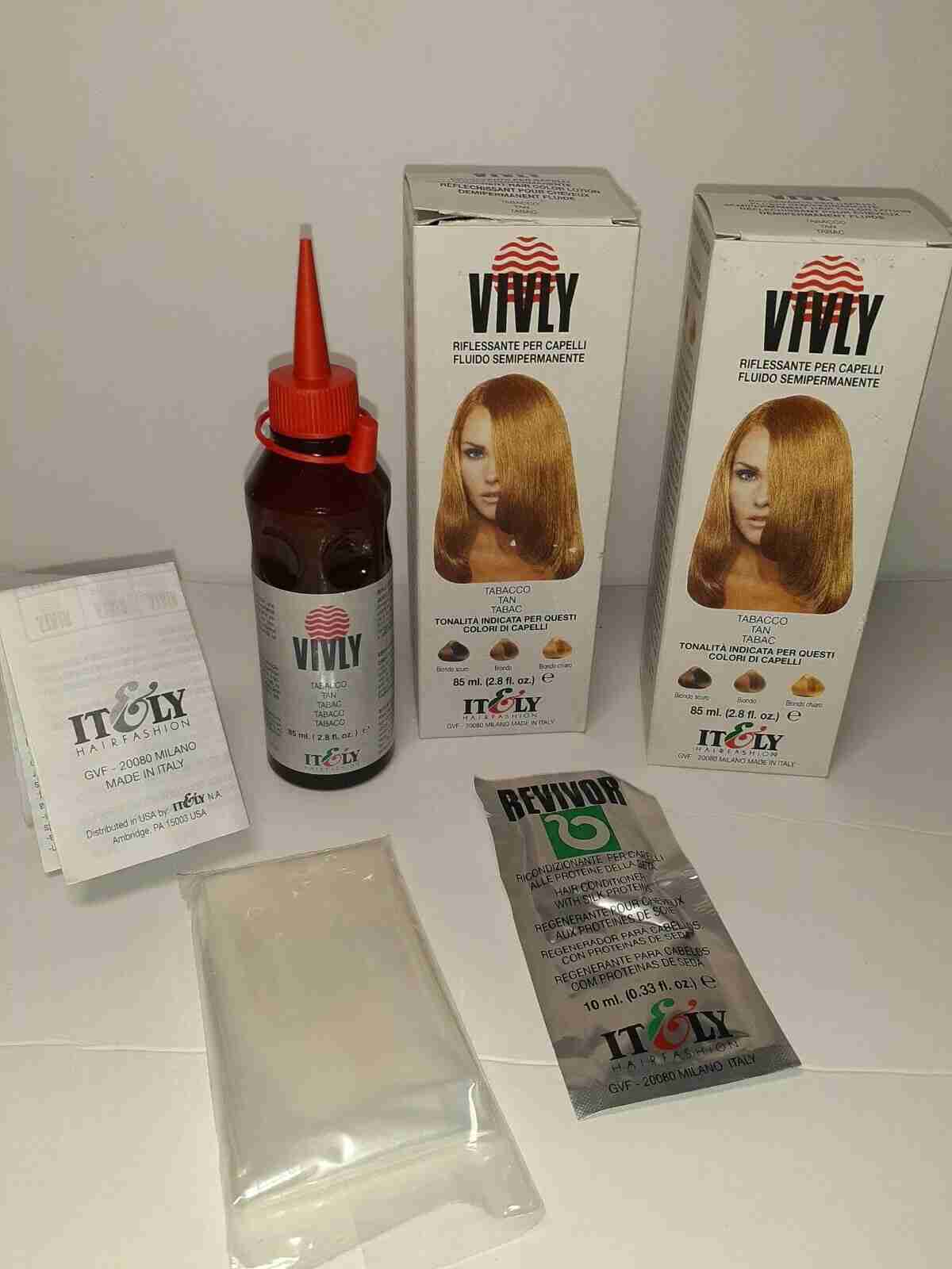 Vivly Hair Color Milano Italy 2.8oz Hair Dye KIT(HARD TO FIND) Discontinued(M)