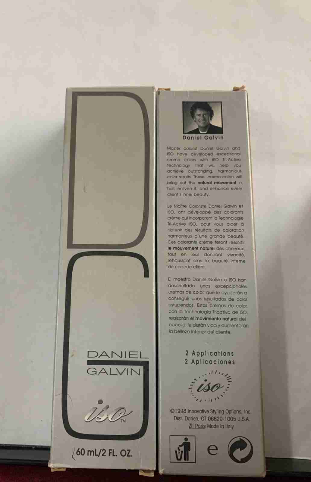 DANIEL GALVIN (DG) & ISO/2 APPLICATIONS DISCONTINUED & EXPIRED ~ NIB 2fl. oz.