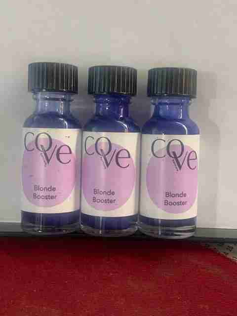 COVE HAIRCARE BLONDE BOOSTER (LOT OF 3) 3 fl. oz.