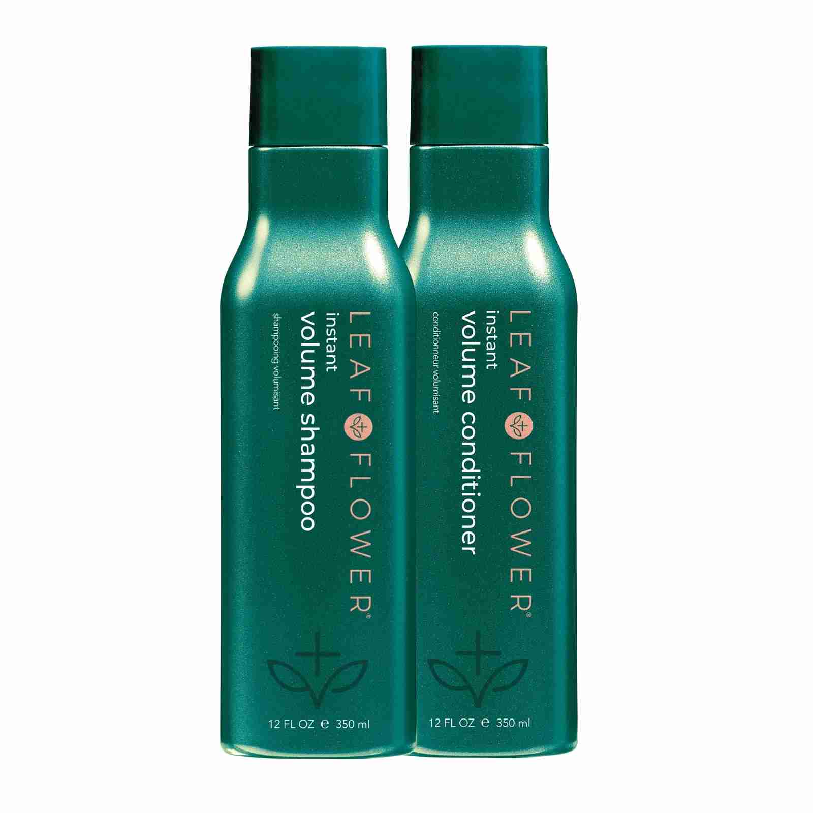 Leaf & Flower Volume Shampoo and Conditioner ~ 12 Oz ( PACK OF 2)