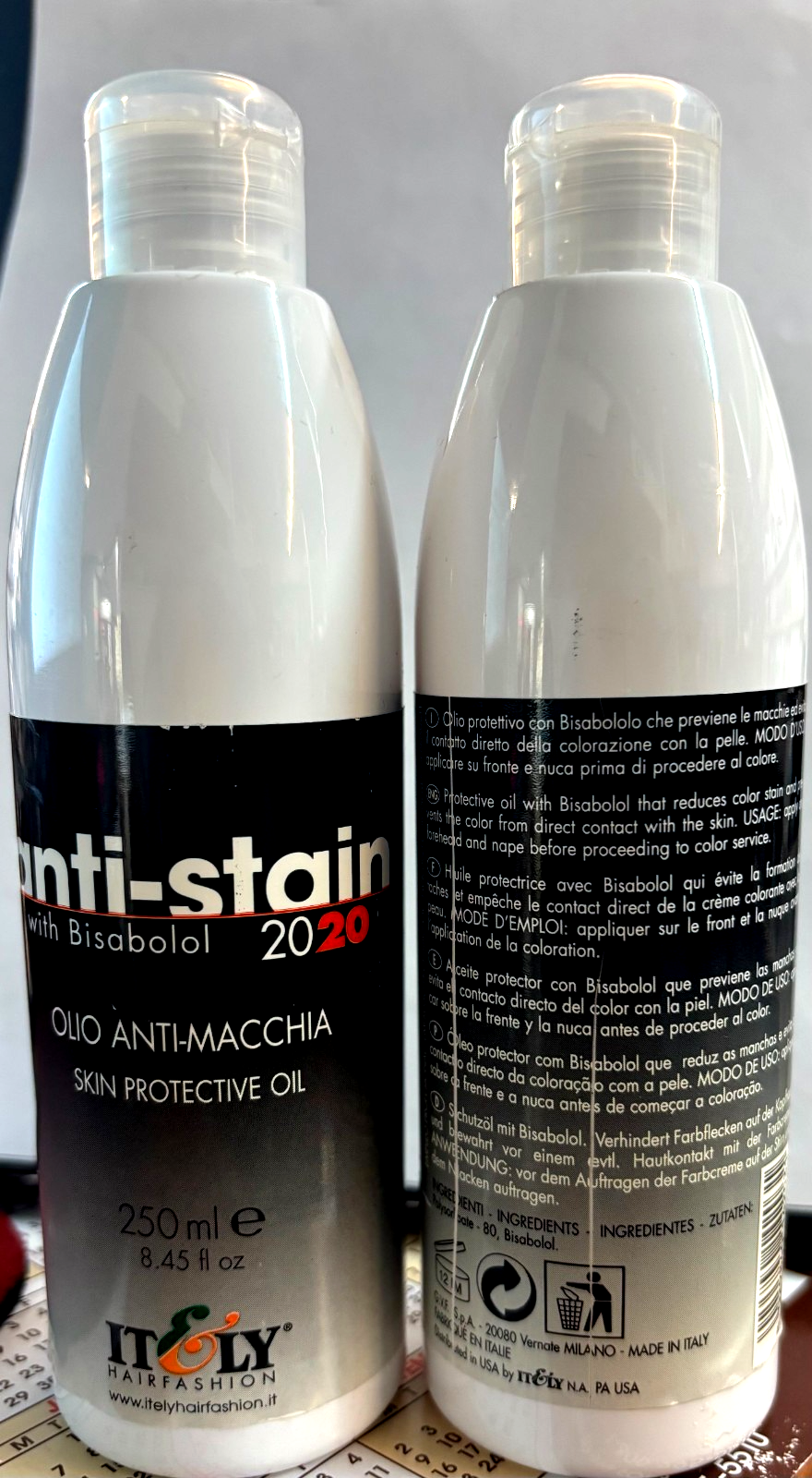 IT&LY ANTI-STAIN 2020 WITH BISABOLOL SKIN PROTECTIVE OIL 8.45 fl. oz.
