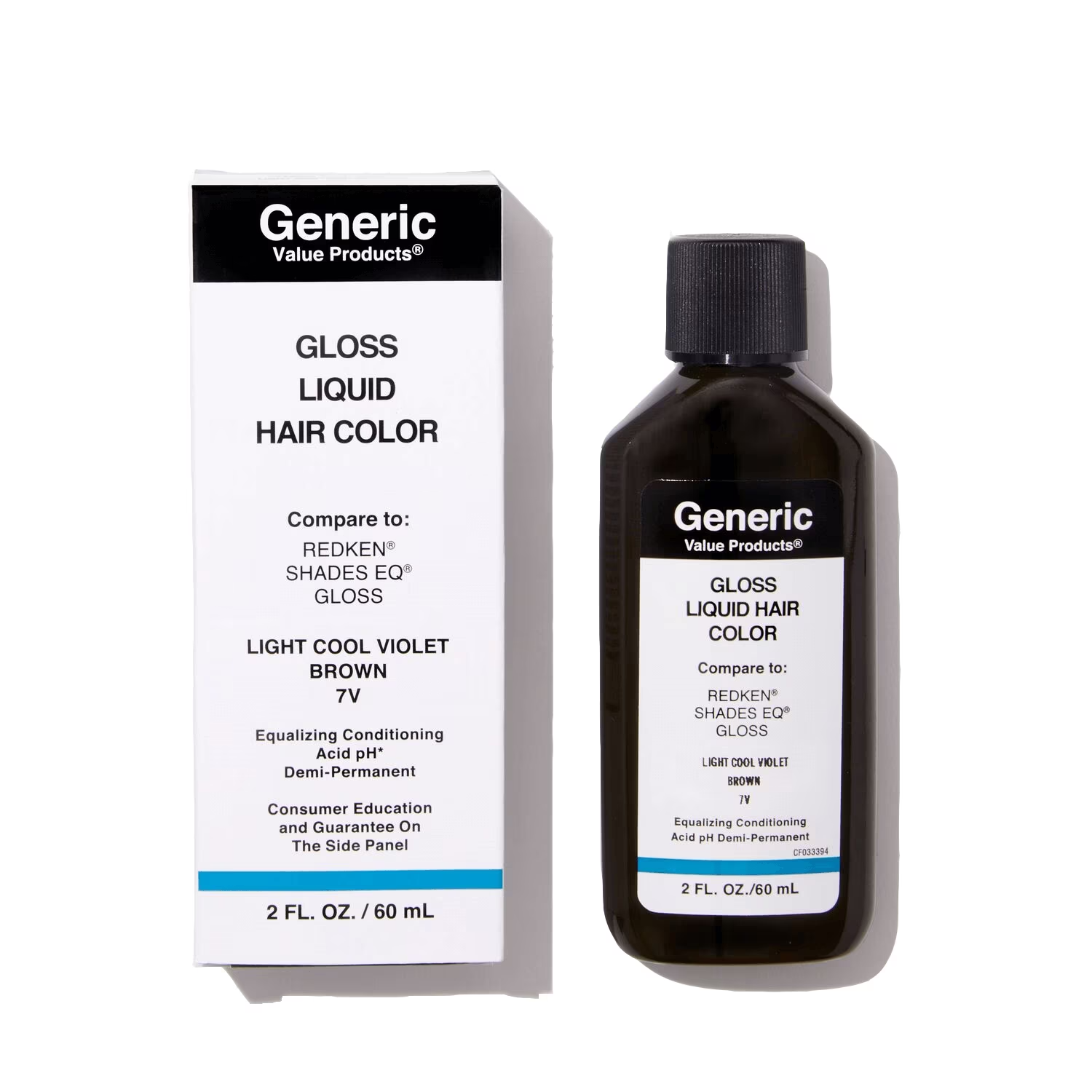 Generic Value Products Gloss Liquid Hair Color 2 Oz