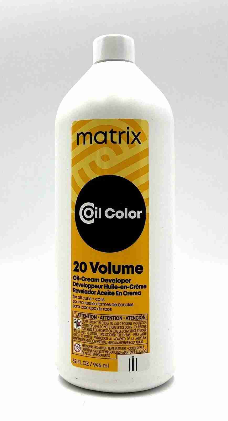 Matrix Coil Color 20 Volume Oil-Cream Developer 32 oz. Hard To Find