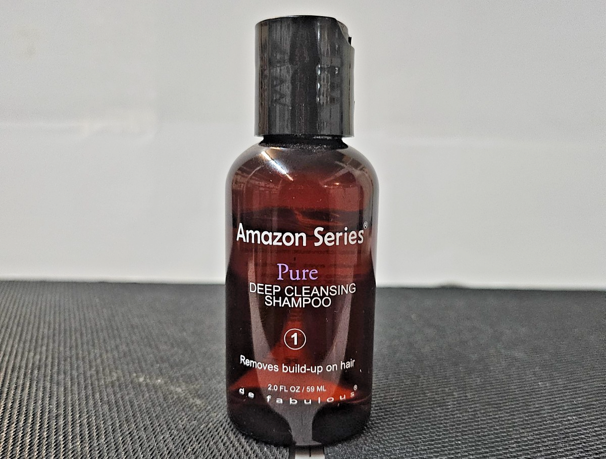 AMAZON SERIES PURE DEEP CLEANSING SHAMPOO 2.0 fl. oz. bottles