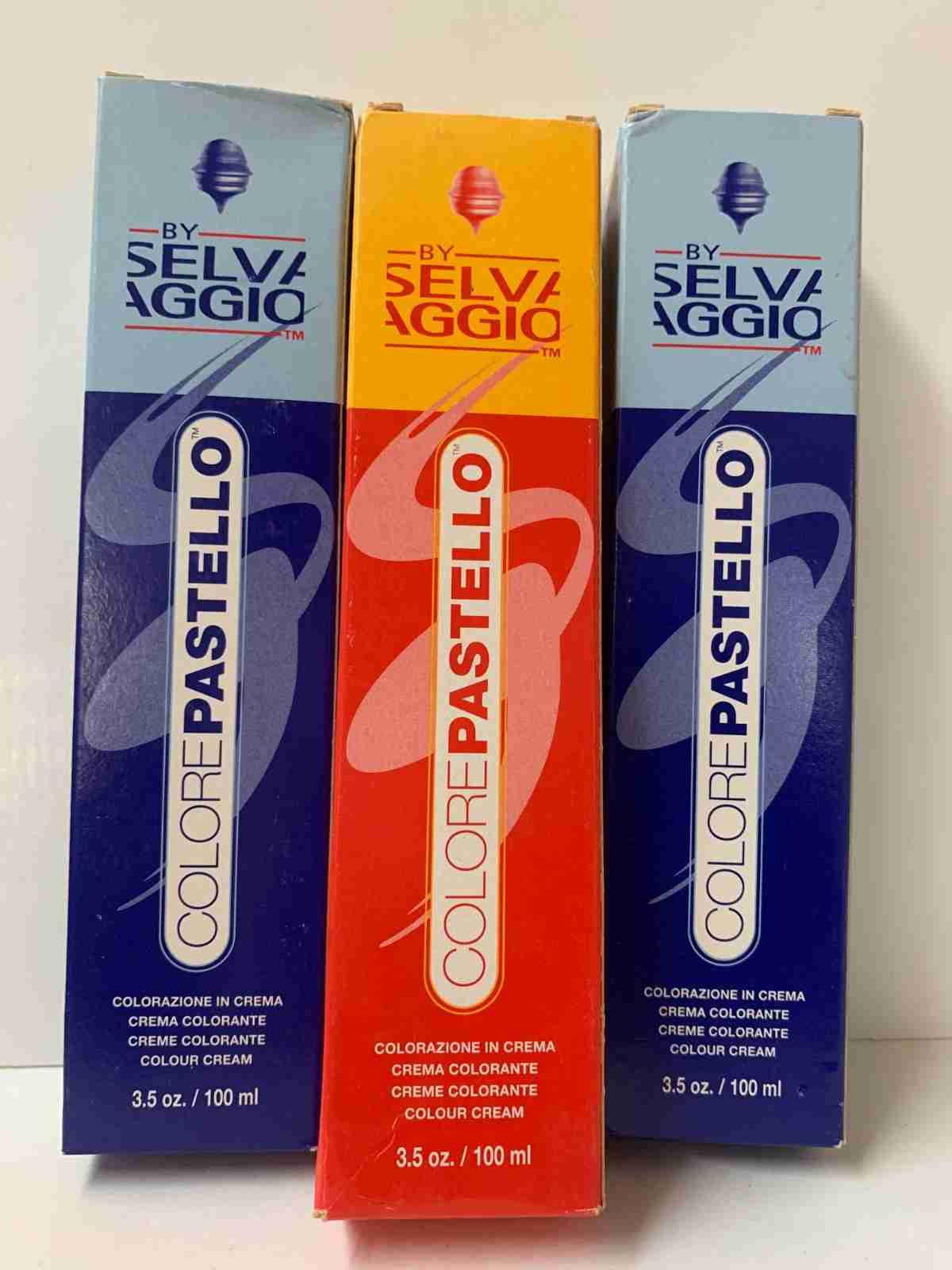 SELVA AGGIO COLORE PASTELLO COLOUR CREME HAIR COLOR 3.5 oz. / 100ml