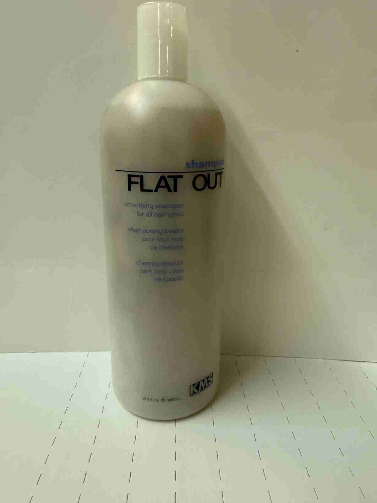 KMS  Flat Out Smoothing Shampoo (33.8 fl oz) -(ORIGINAL PACKAGING)