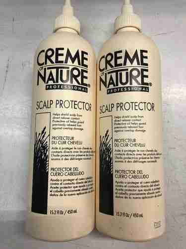 LOT OF 2 PC CREME OF NATURE PROFESSIONAL SCALP PROTECTOR PERM OR KERATIN 15.2 oz