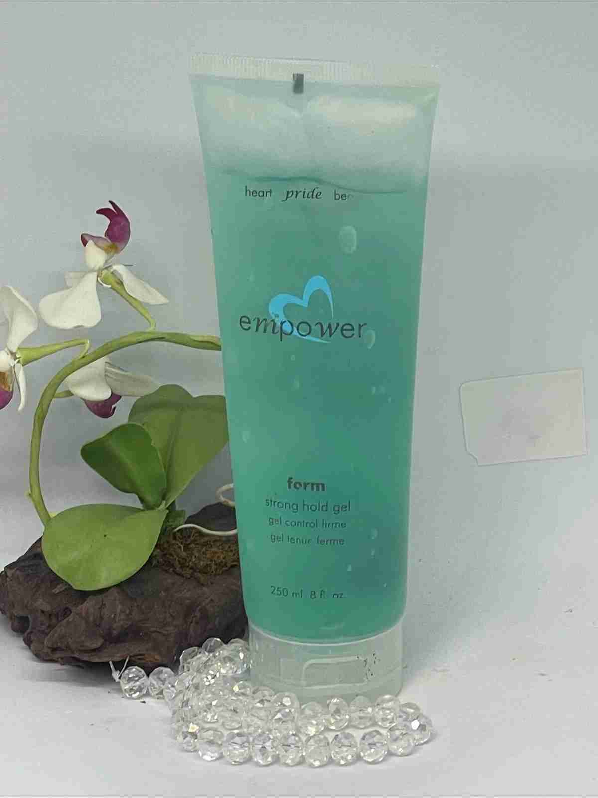 Empower Haircare Form Strong Hold Hair Gel - 8 oz /250 ml - New