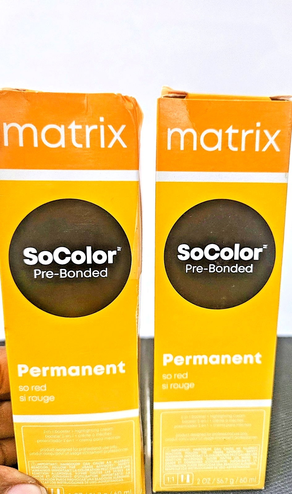 MATRIX SOCOLOR PRE-BONDED PERMANENT SO RED HAIR COLOR 2 oz.