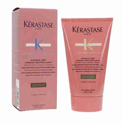 Kerastase Chroma Absolu Masque Vert Chroma Neutralisant  Hair Mask 5.1oz / 150ml
