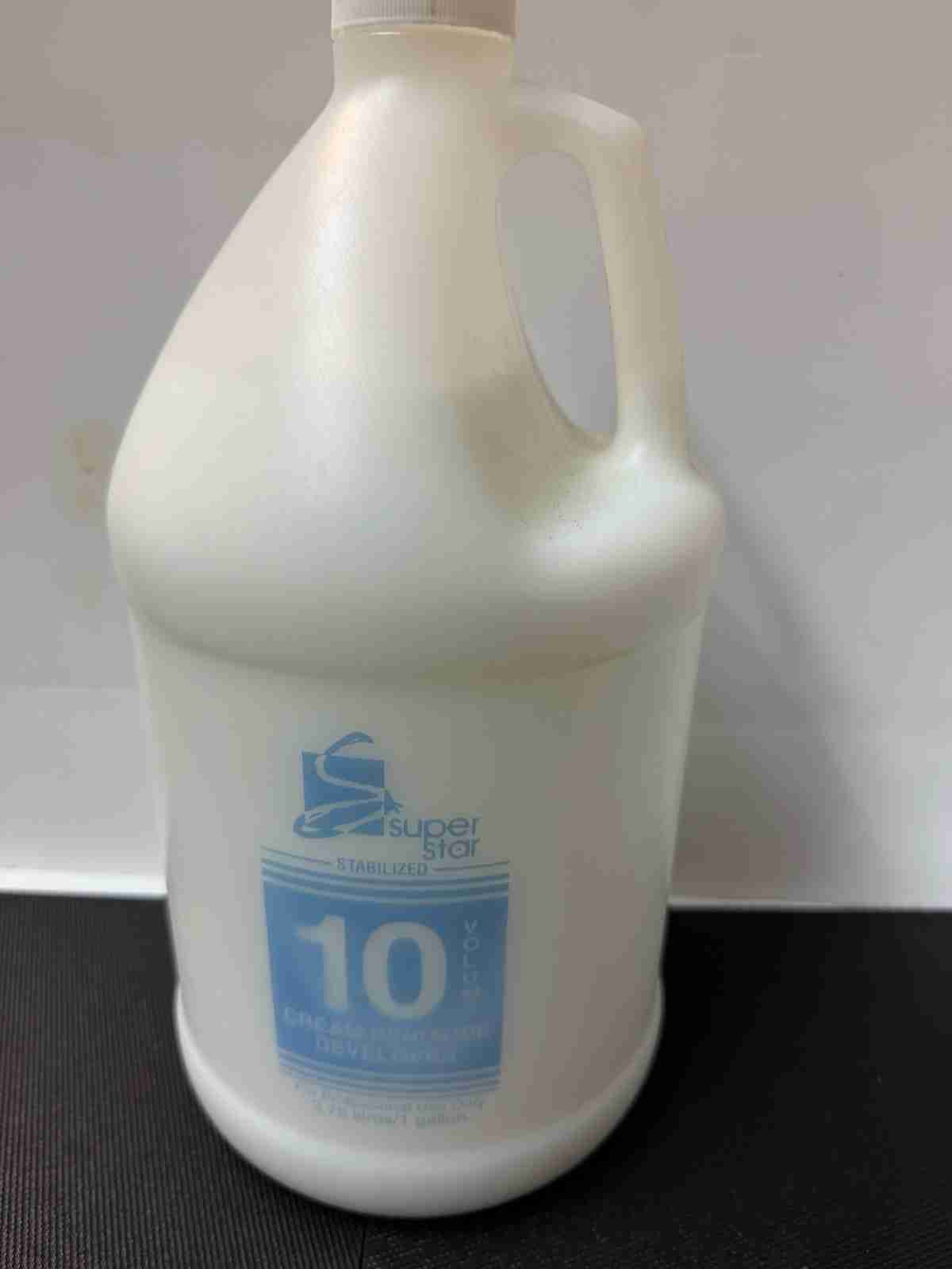 Super Star Stabilized Cream Peroxide Developer, 10 Volume, 3.8 L / 1 Gallon-Orig